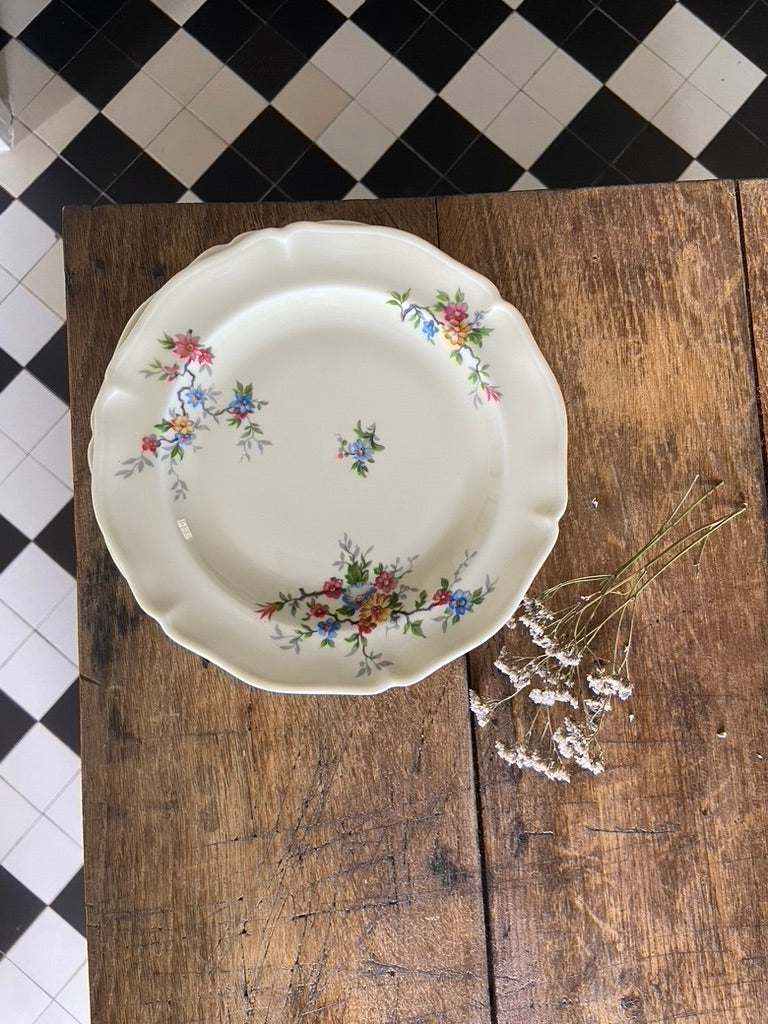 Assiettes dessert Fabrique Royale de Limoges