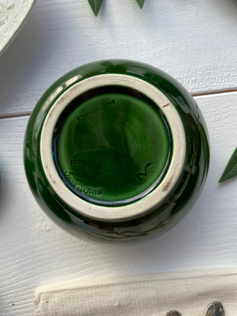 Tasses & sucrier Vallauris (vert)