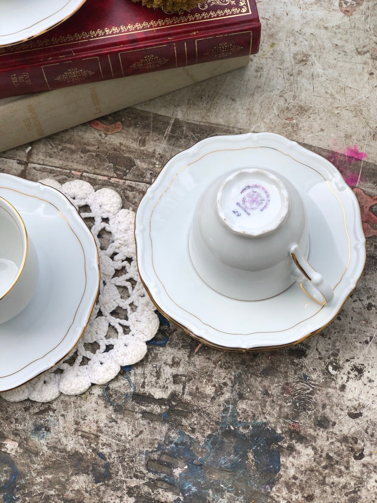 Service à café Porcelaine de Bohème