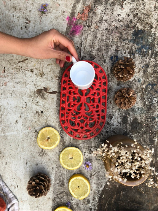 Dessous de plat en fonte