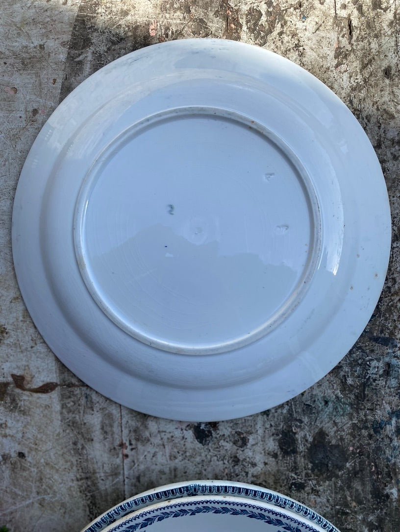 Plat Terre de Fer Fleurs