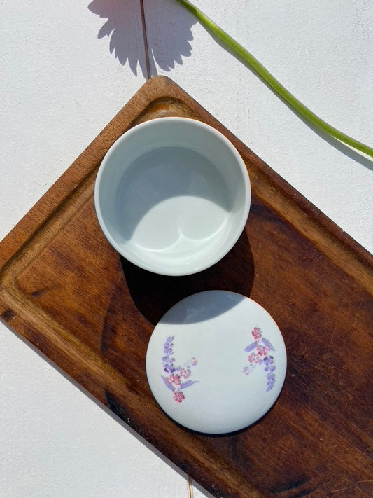 Boite à bijoux porcelaine Fine China