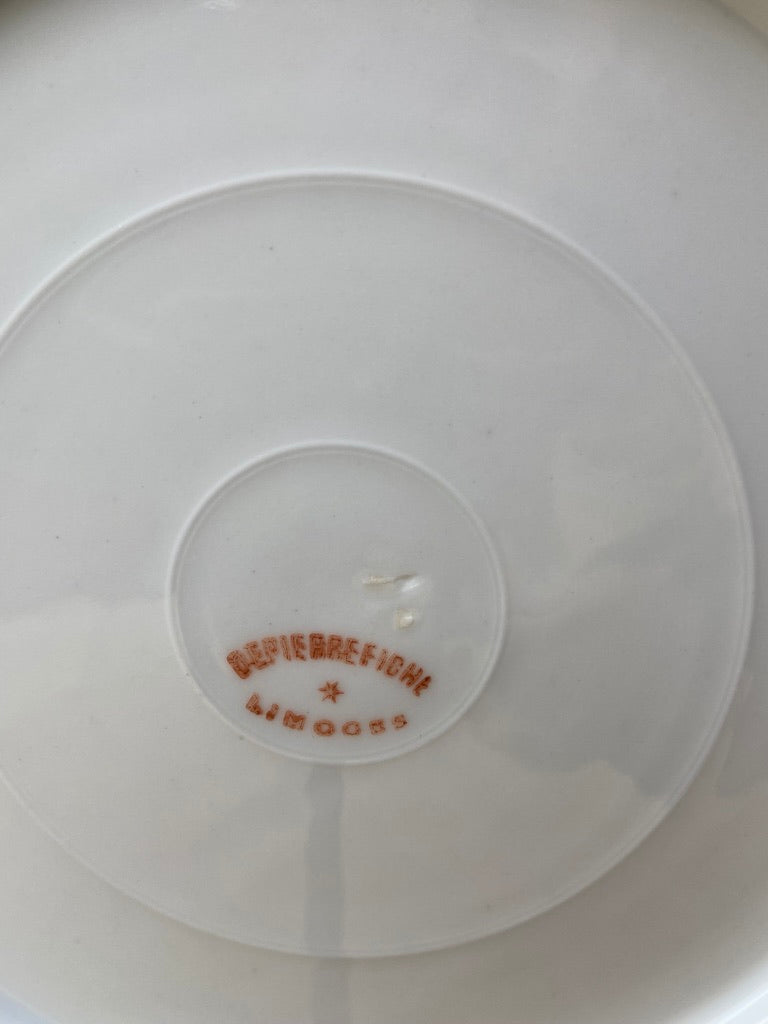 Assiettes Limoges - Violettes