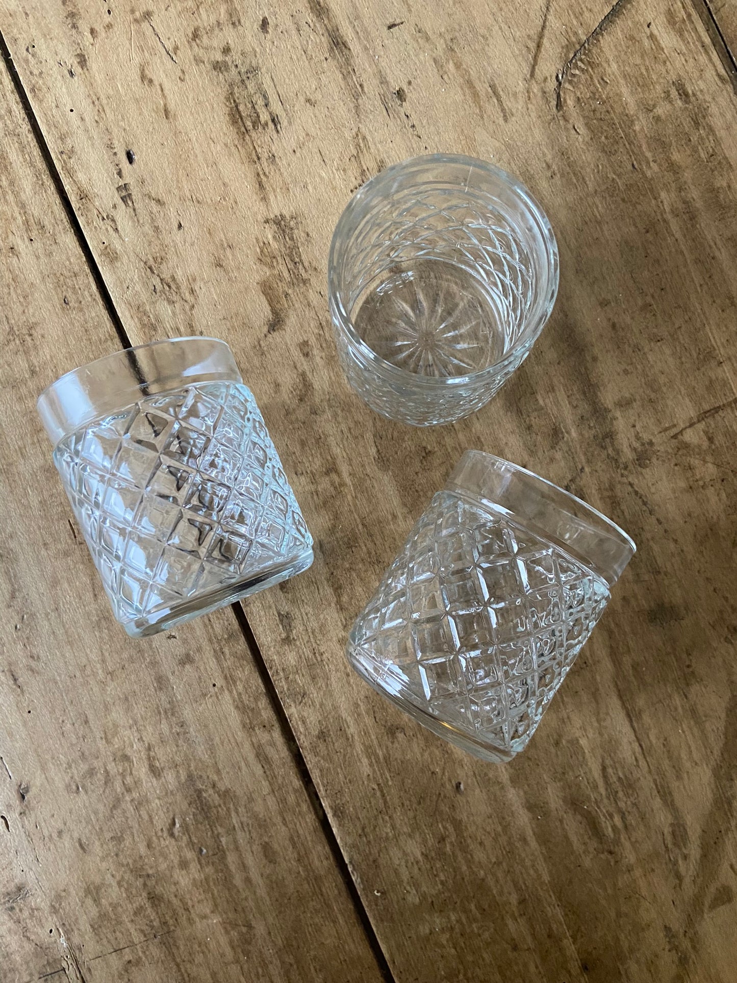 Verres anciens publicitaires Nestlé