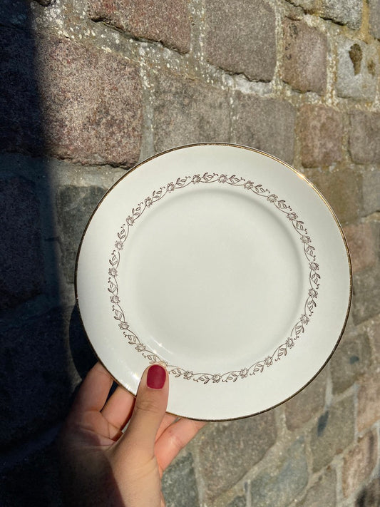 Assiettes dessert Semi-Porcelaine