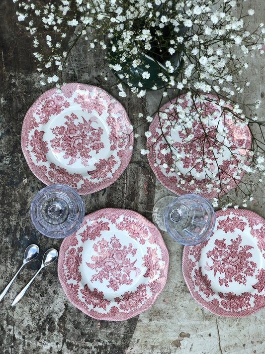 Assiettes dessert Anglaises