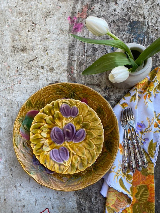 Barbotine Sarreguemines Fruits