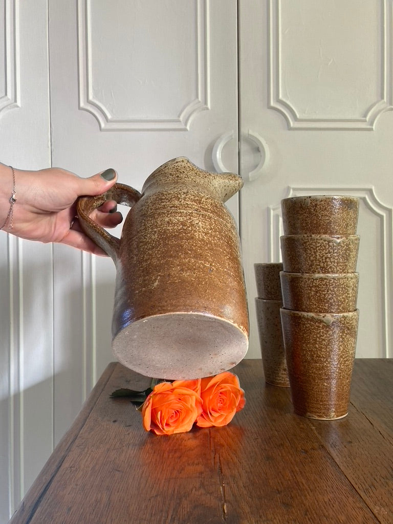 Service Orangeade en grès