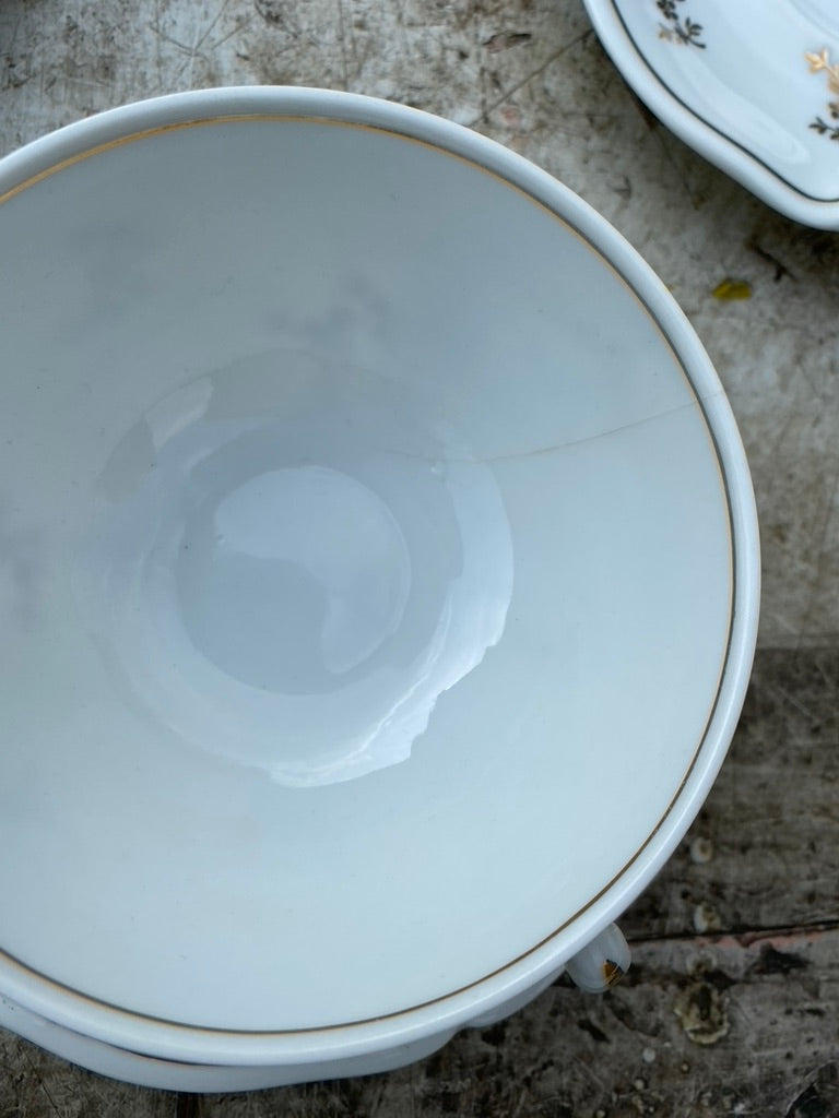 Service café porcelaine de Limoges