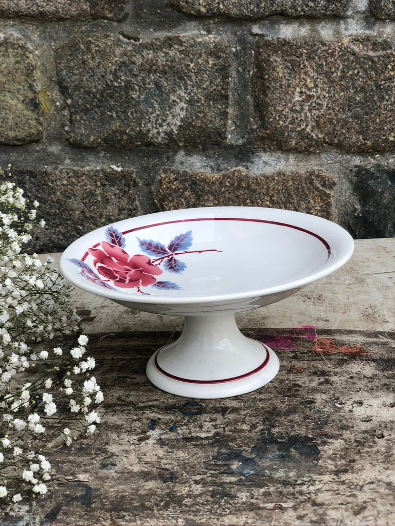 Plat piédouche Moulin Des Loups