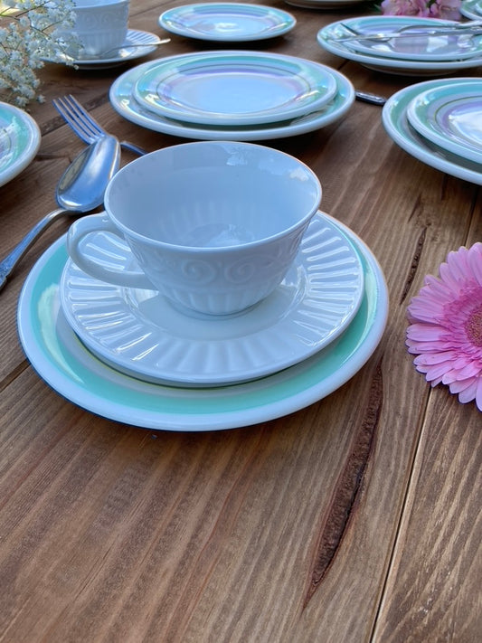 Grandes tasses Anglaises blanches #id23