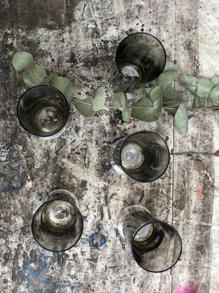 Flutes verre fumé