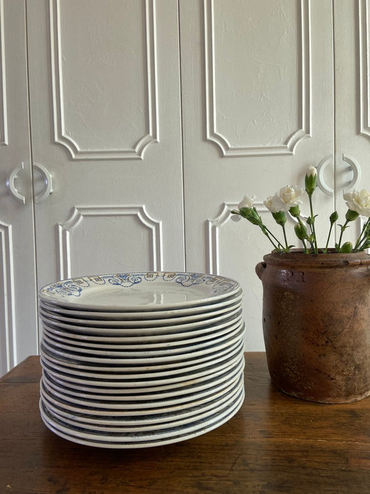 Assiettes Navarre Digoin Sarreguemines