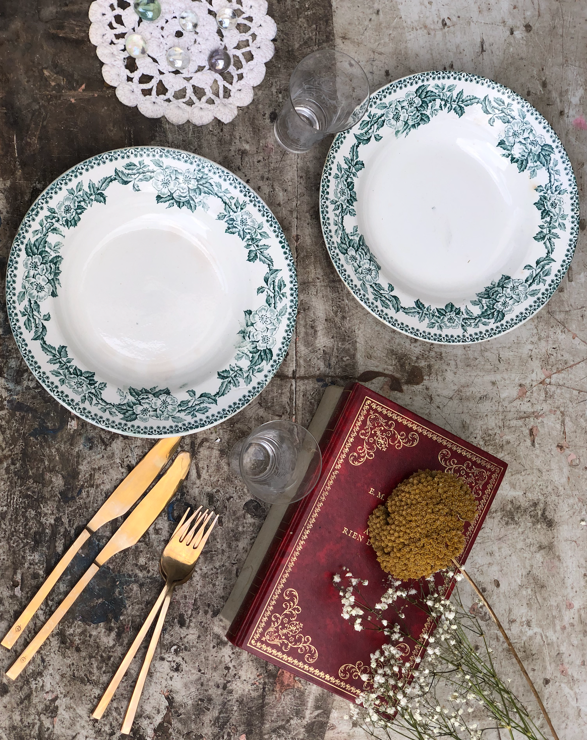 Assiettes Saint Amand