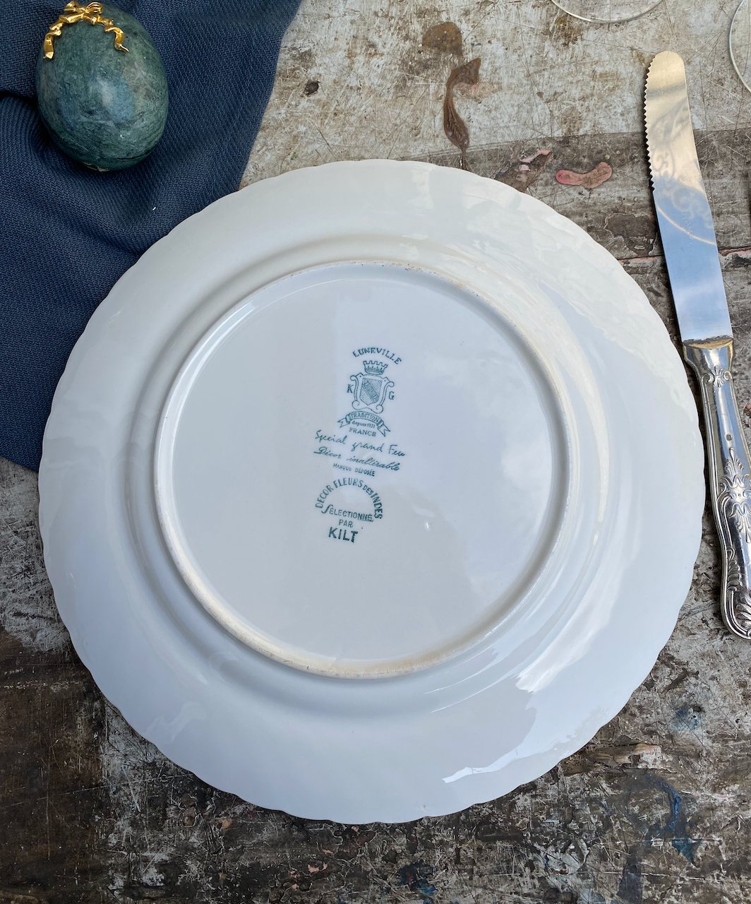 Assiettes Fleurs des Indes