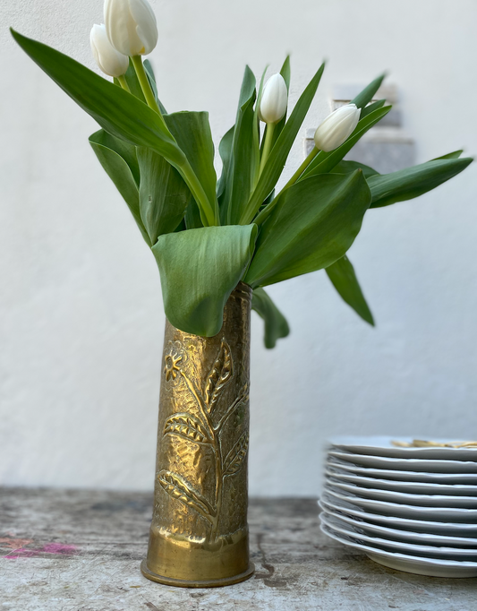 Ancien Obus en Laiton