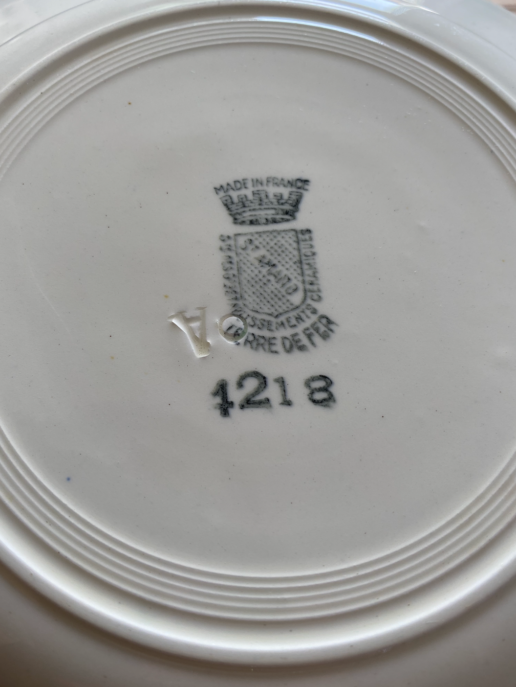 Assiettes Dessert Terre de Fer 4218