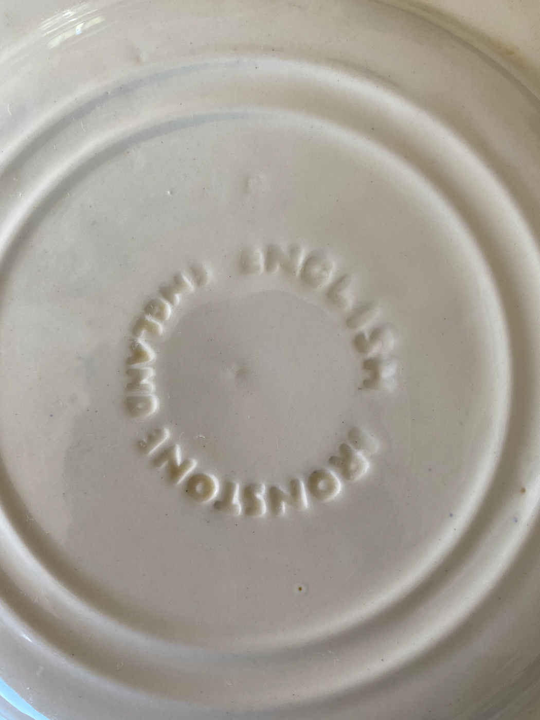 Assiettes anglaises Bleues