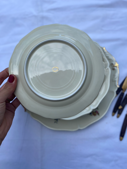 Service Dessert Crème Limoges