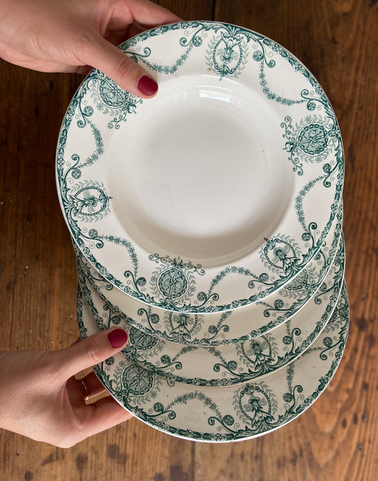 Assiette Longwy Terre de fer