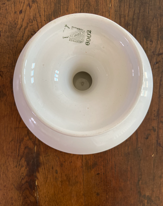 Plat piédouche terre de fer 6002