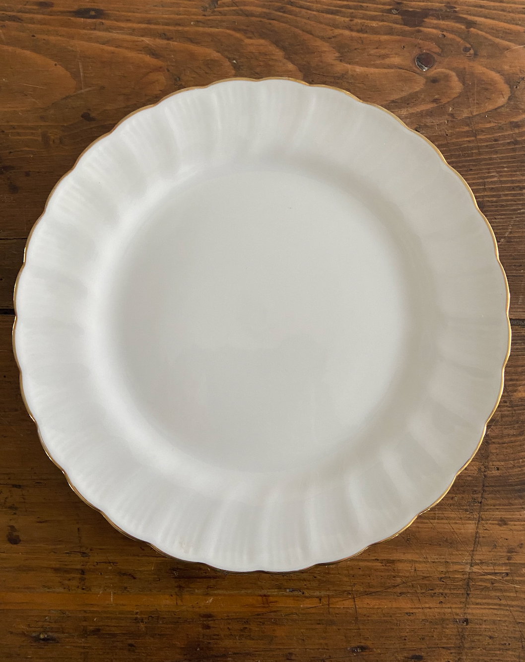 Porcelaine de Bavière - Blanche et dorée