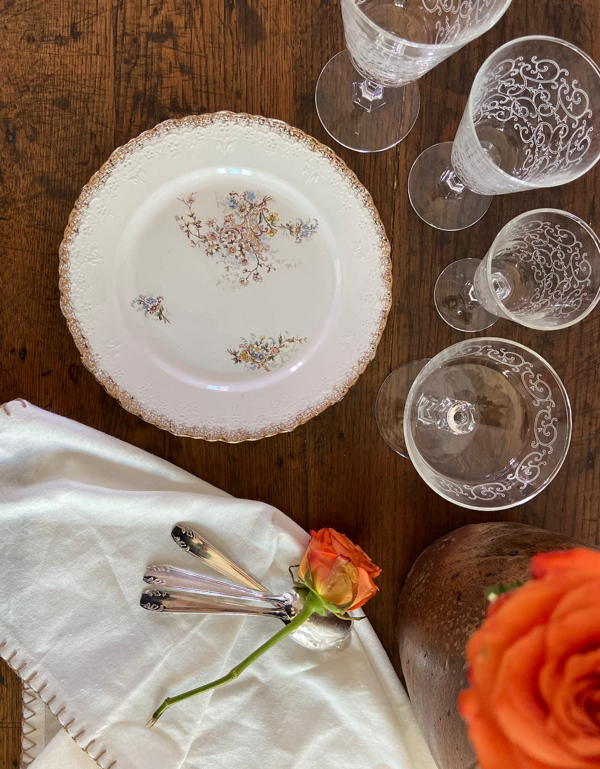 Assiette Creil & Montereau - Terre de fer