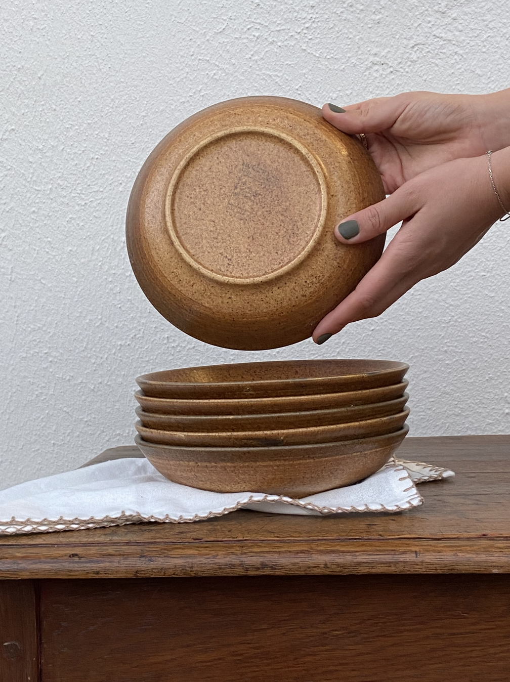 Assiette Grès Longchamp - Creuse