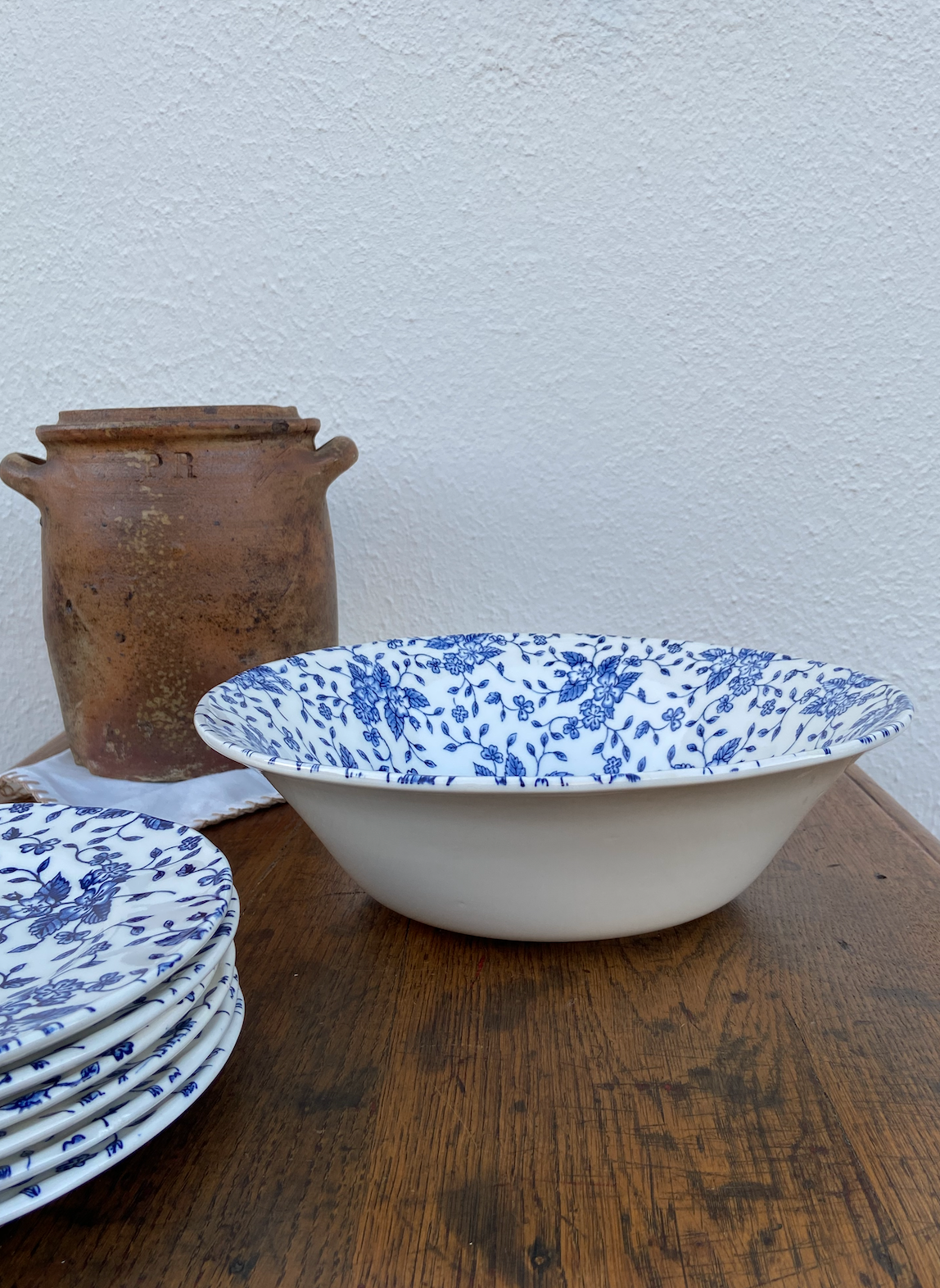 Assiettes dessert & Saladier Grindley