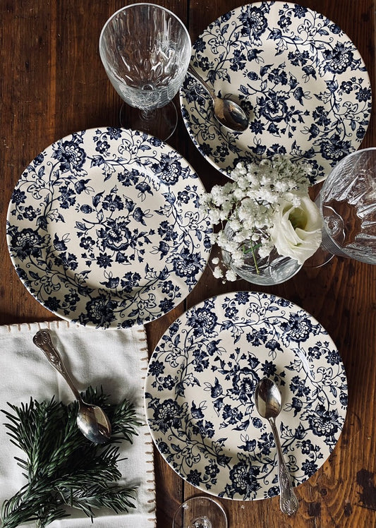Assiettes Fleuries Marine
