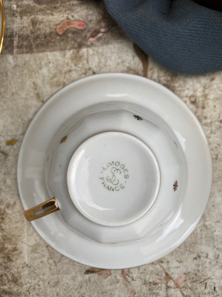 Service Café Porcelaine de Limoges