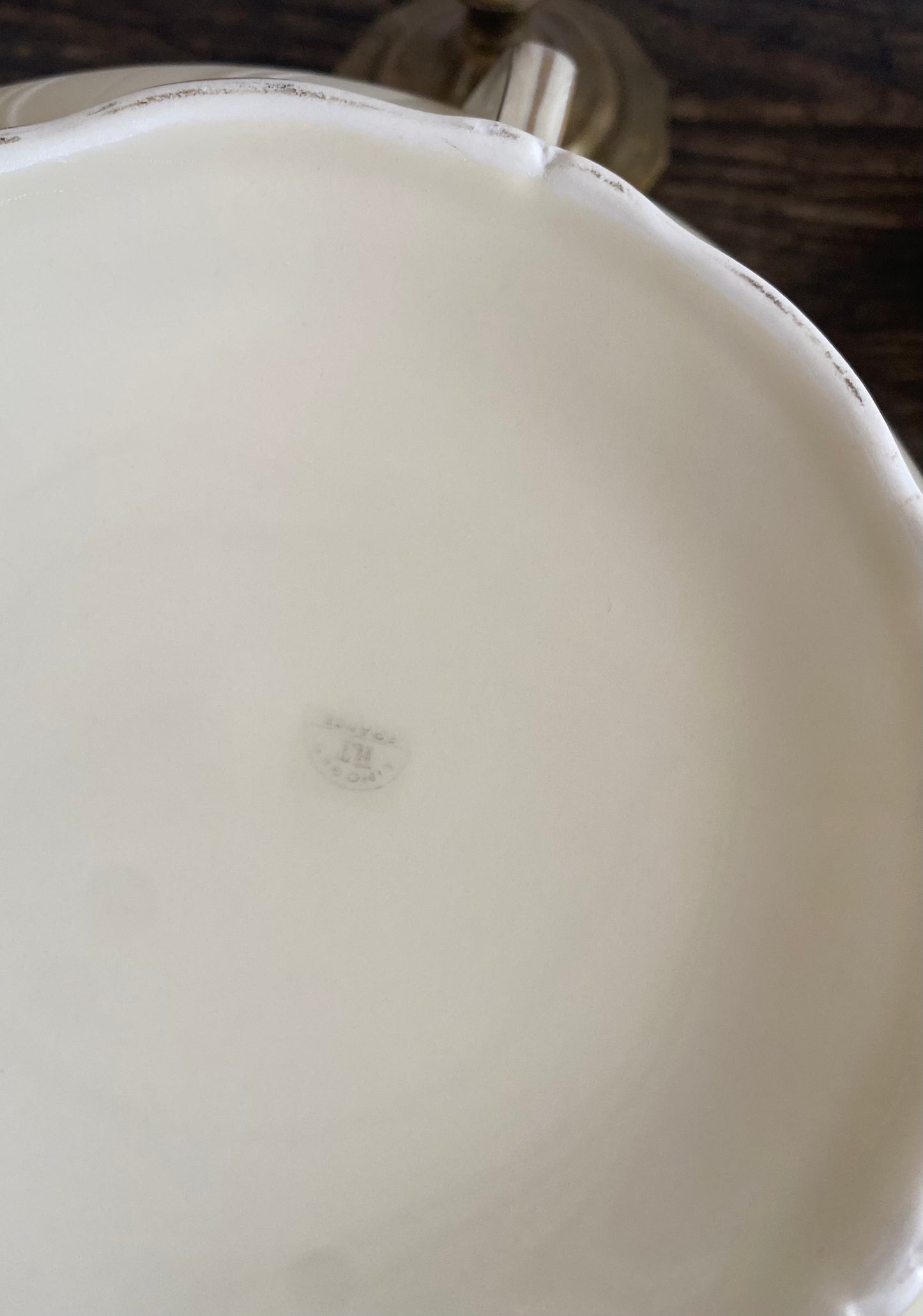 Assiettes Limoges crème