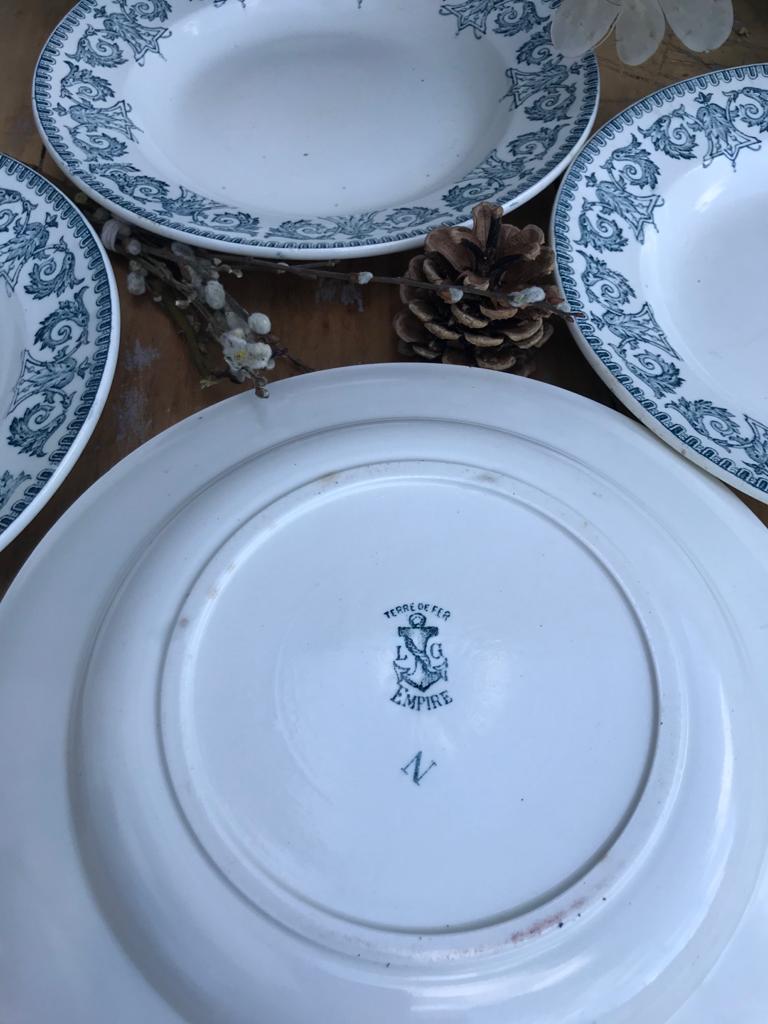 Assiettes Creuses Terre de Fer