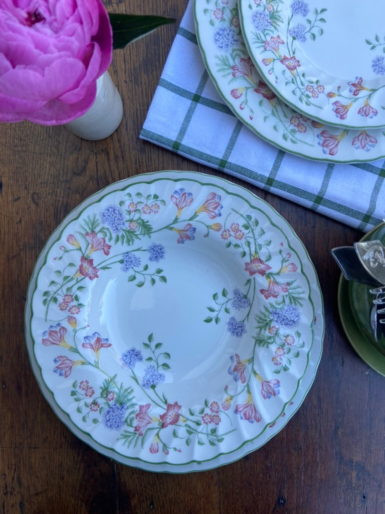 Assiettes anglaises fleuries #id29