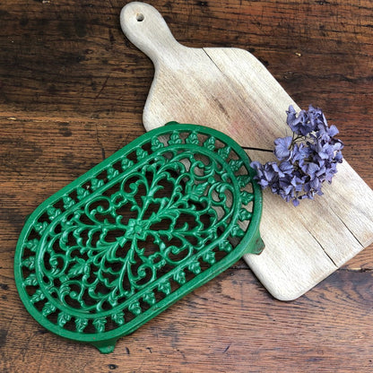 Dessous de plat vert