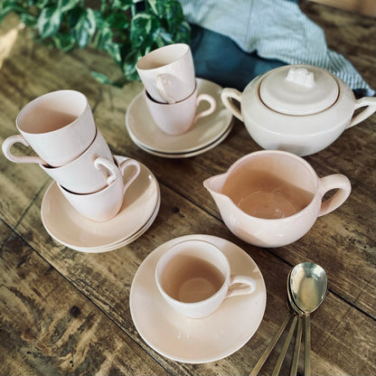 Service à café Rose Pâle