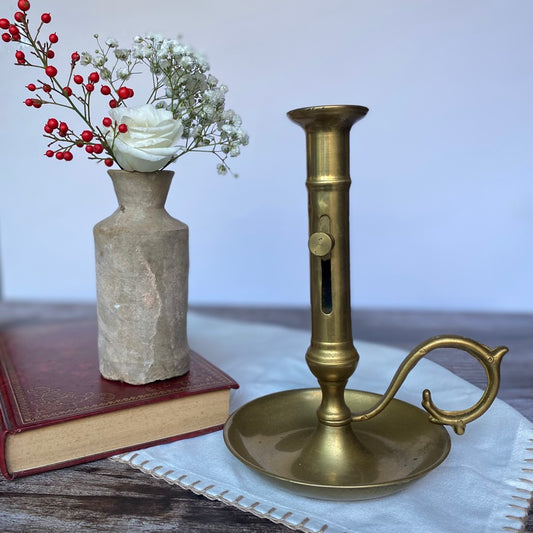 Grand Bougeoir en Laiton