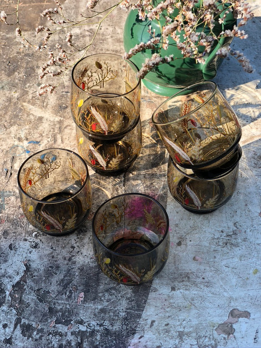 Verres fumés champêtre