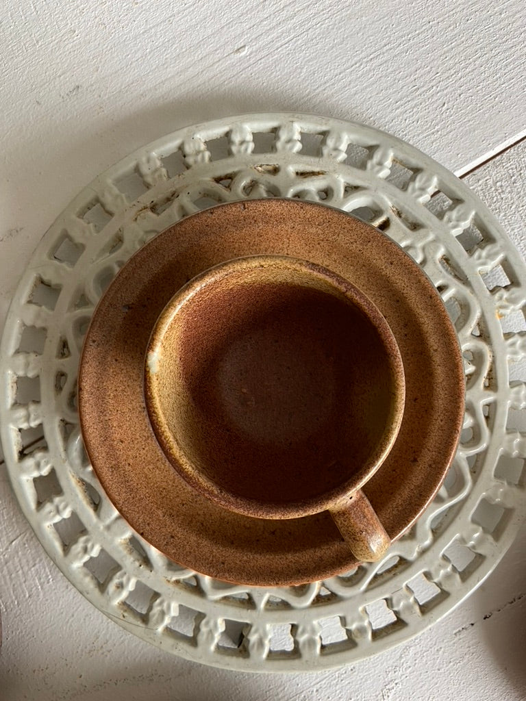 Tasses à café en grès