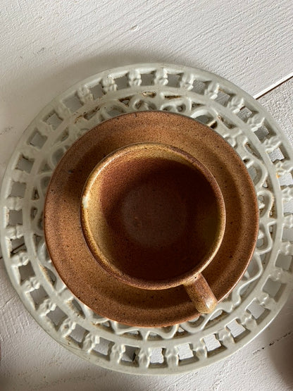Tasses à café en grès
