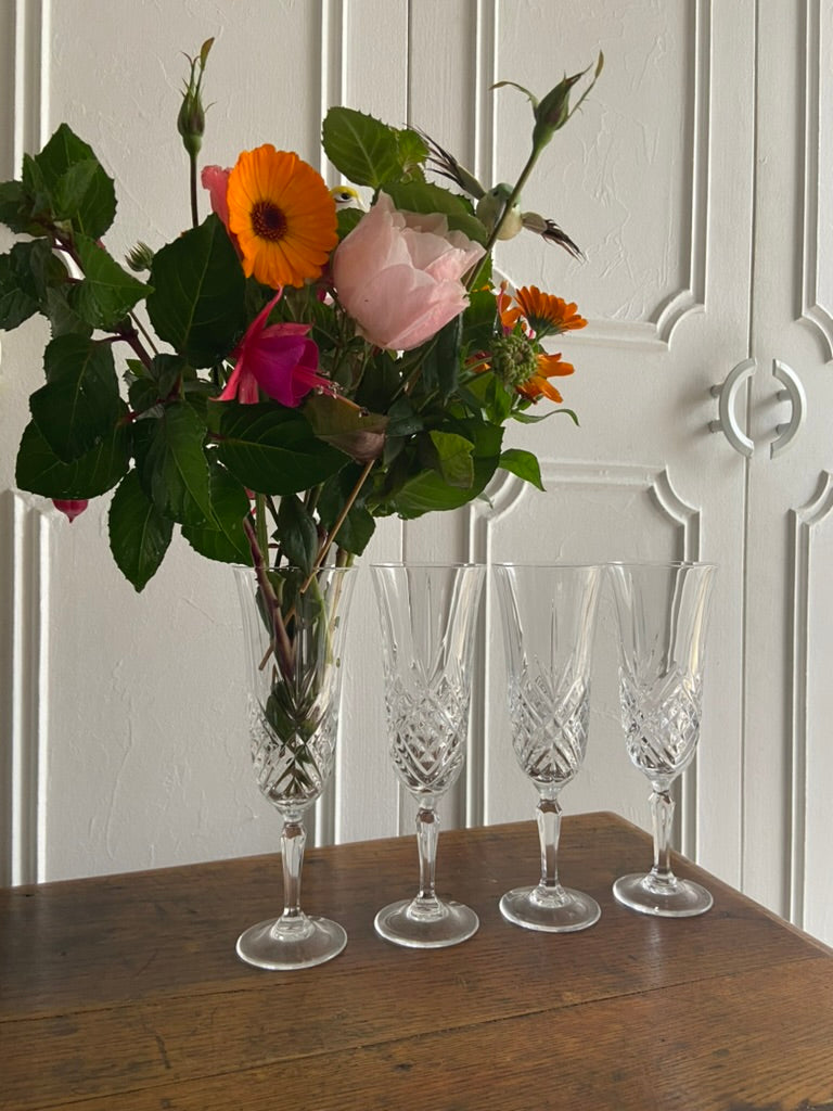 Flutes à champagne x4 #id44