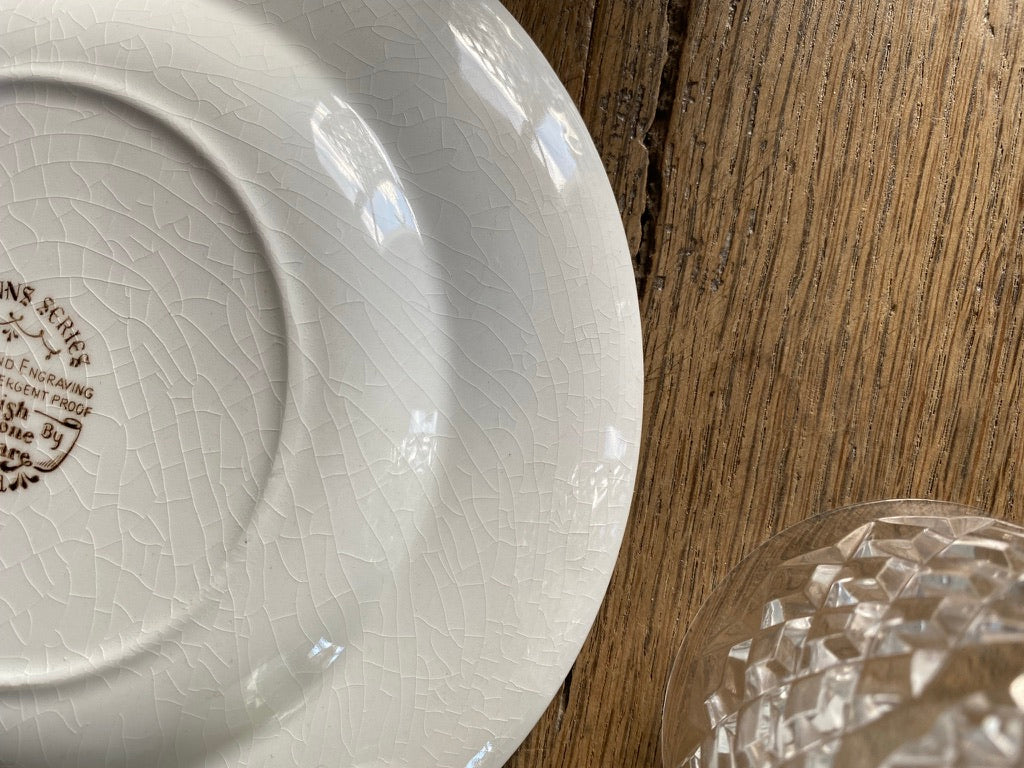 4 Assiettes Creuses Anglaises