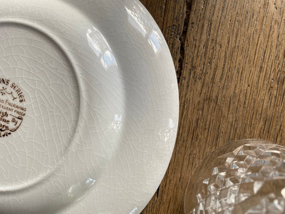 4 Assiettes Creuses Anglaises