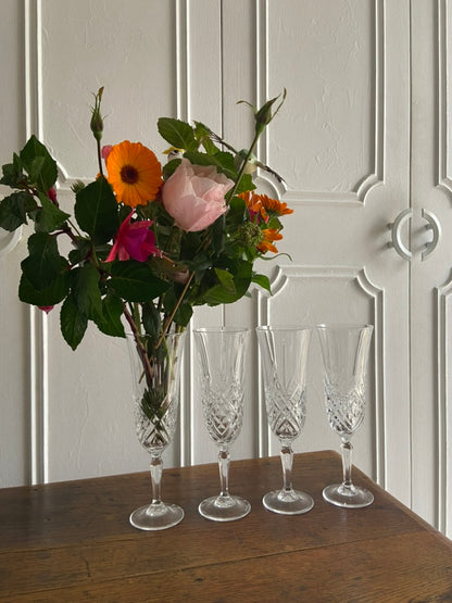 Flutes à champagne x4 #id44