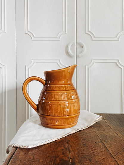 Carafe ambrée Barbotine