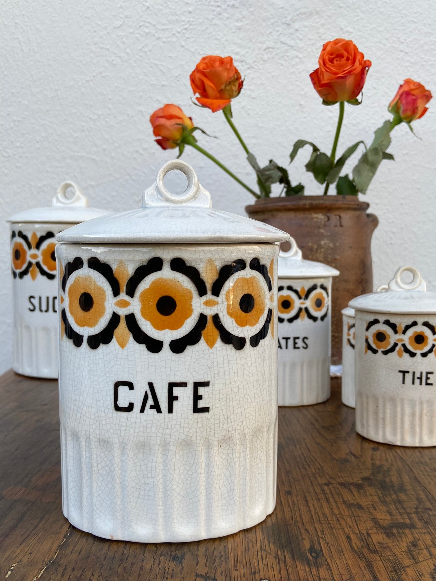 Suite de pots à épices