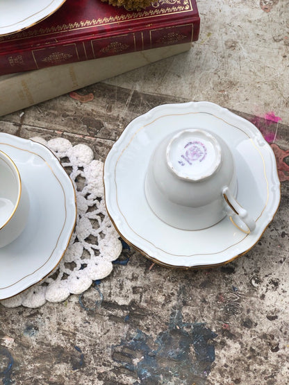 Service à café Porcelaine de Bohème