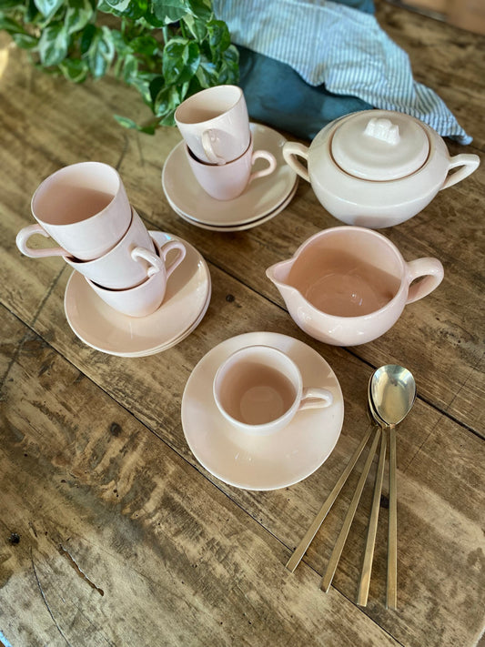 Service à café Rose Pâle