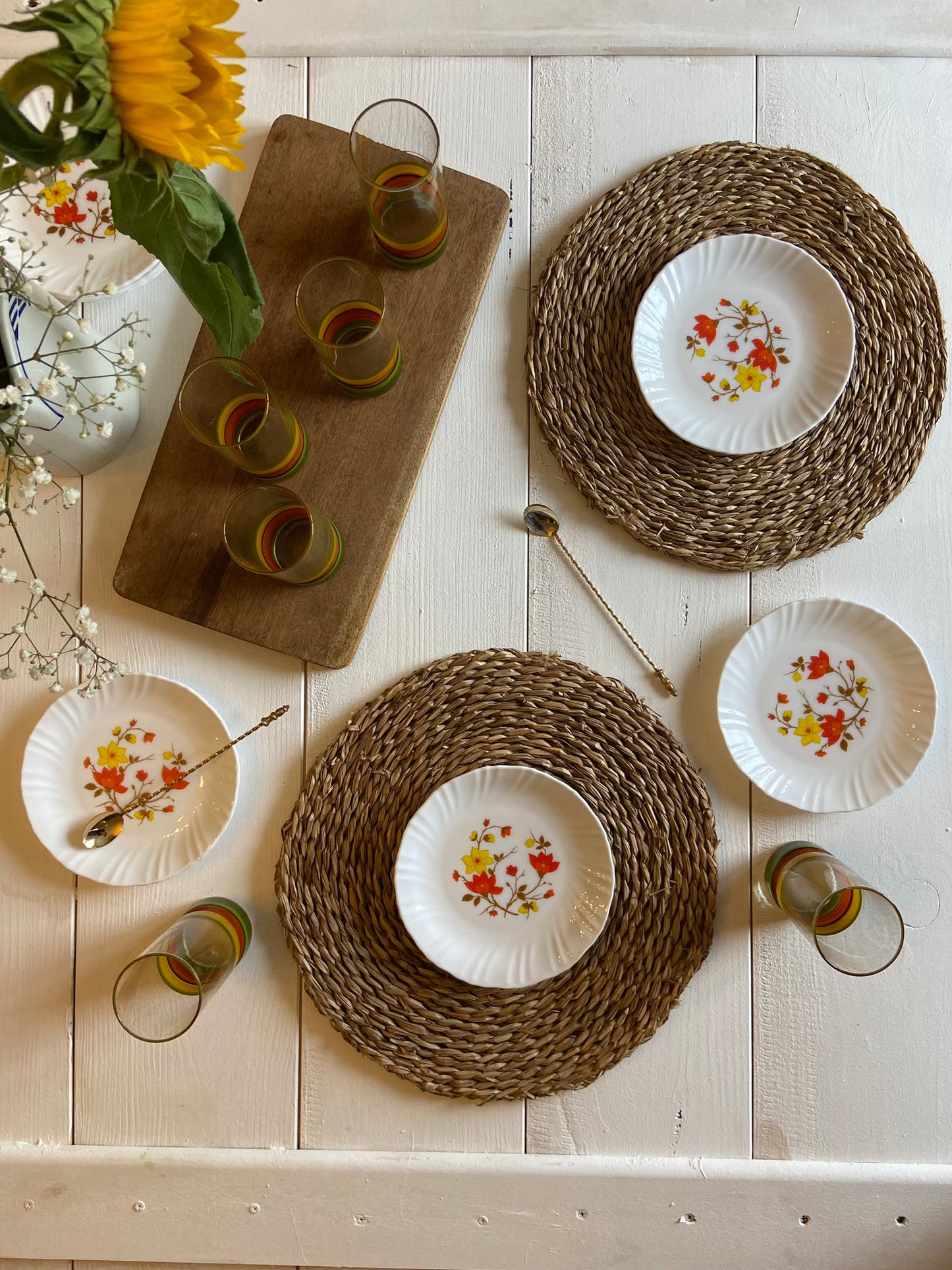 Assiettes dessert Arcopal