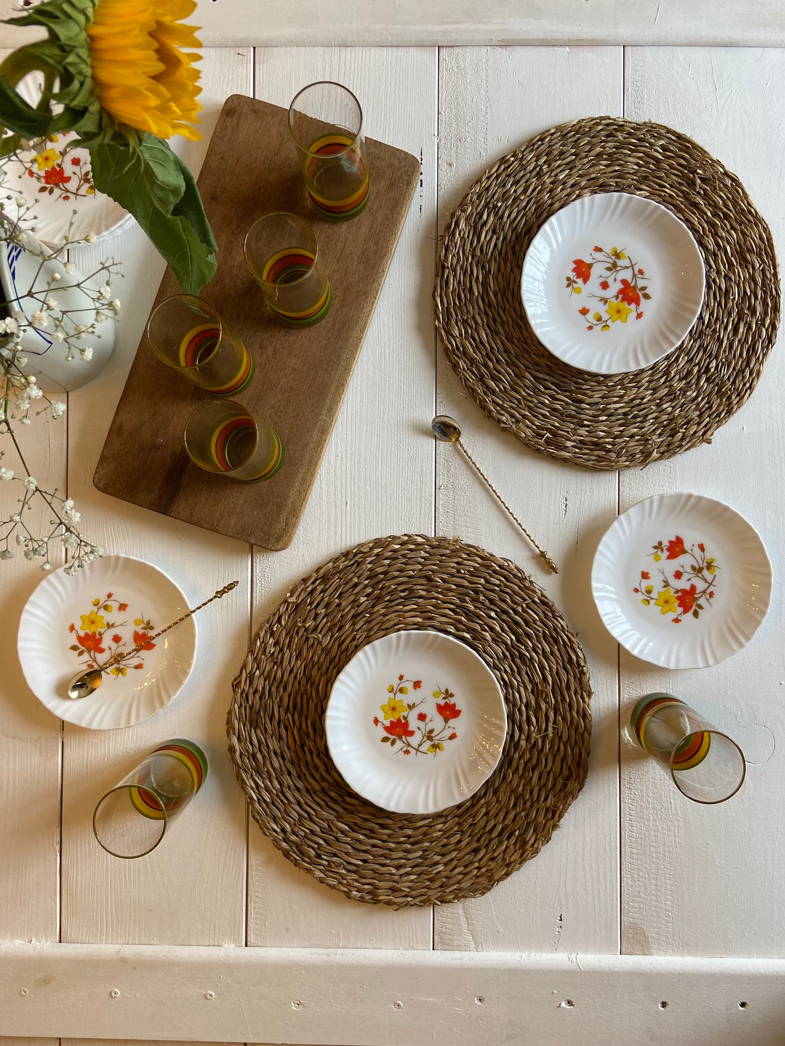 Assiettes dessert Arcopal